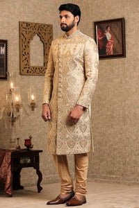 Regal Radiance Golden Sherwani