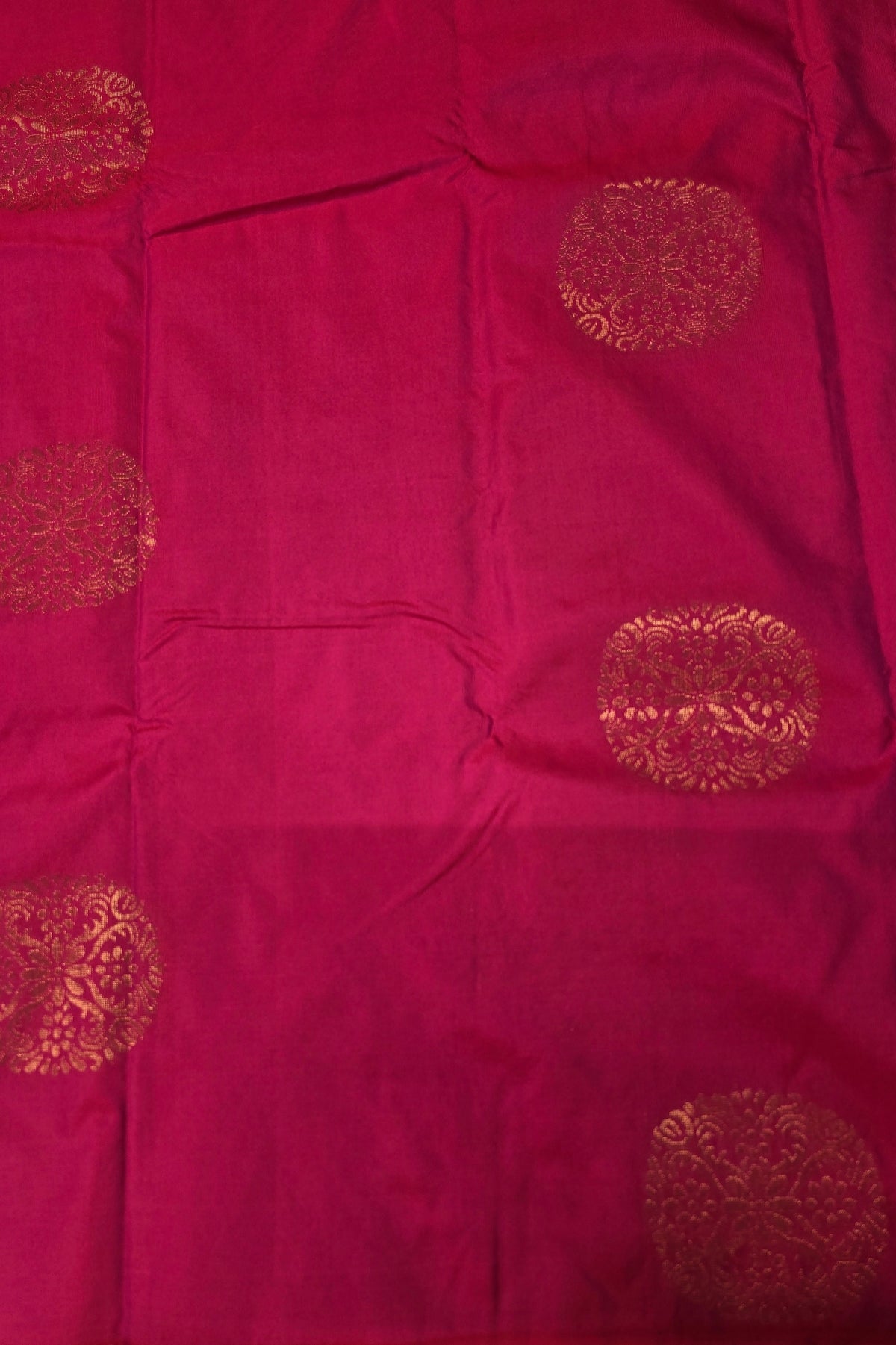 Charming Pink Semi Silk Saree with Graceful Floral Design
