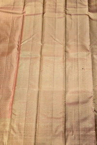 Graceful Fawn Orange Kanchipuram Saree