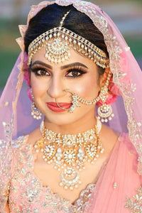 Pink Full Work Embroidered Lehenga
