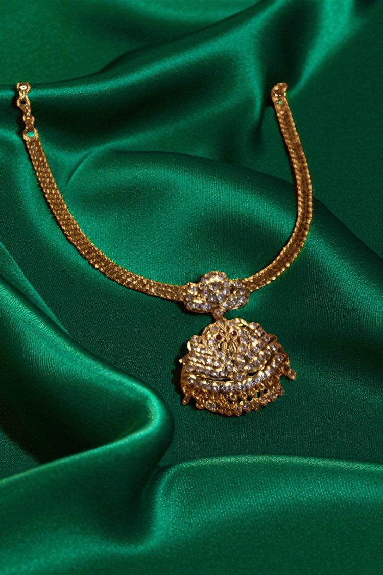 Dazzling Elegance White Stone Necklace