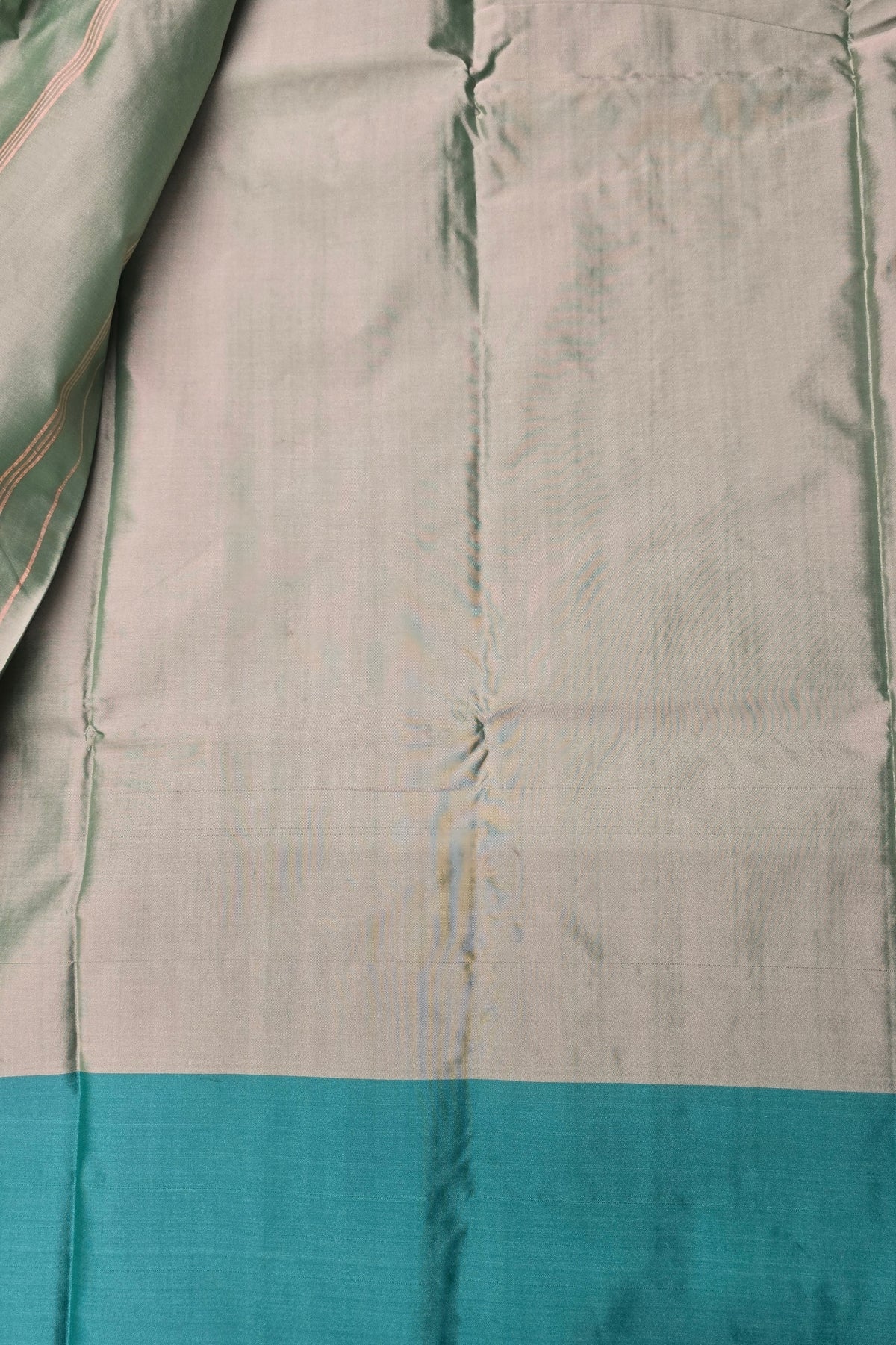 Elegant Pink Semi Silk Saree with Sophisticated Grey Border