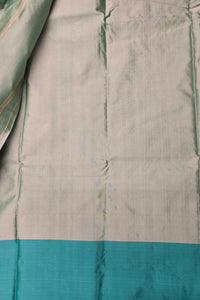 Elegant Pink Semi Silk Saree with Sophisticated Grey Border