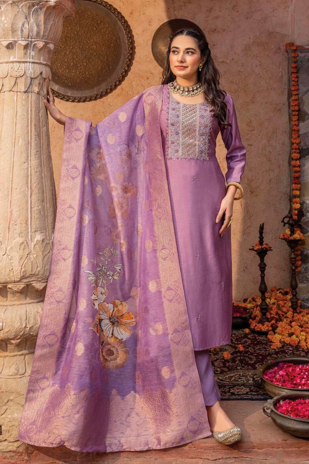 Anju Fabrics Presents New Catalogue – Pink Sangeet