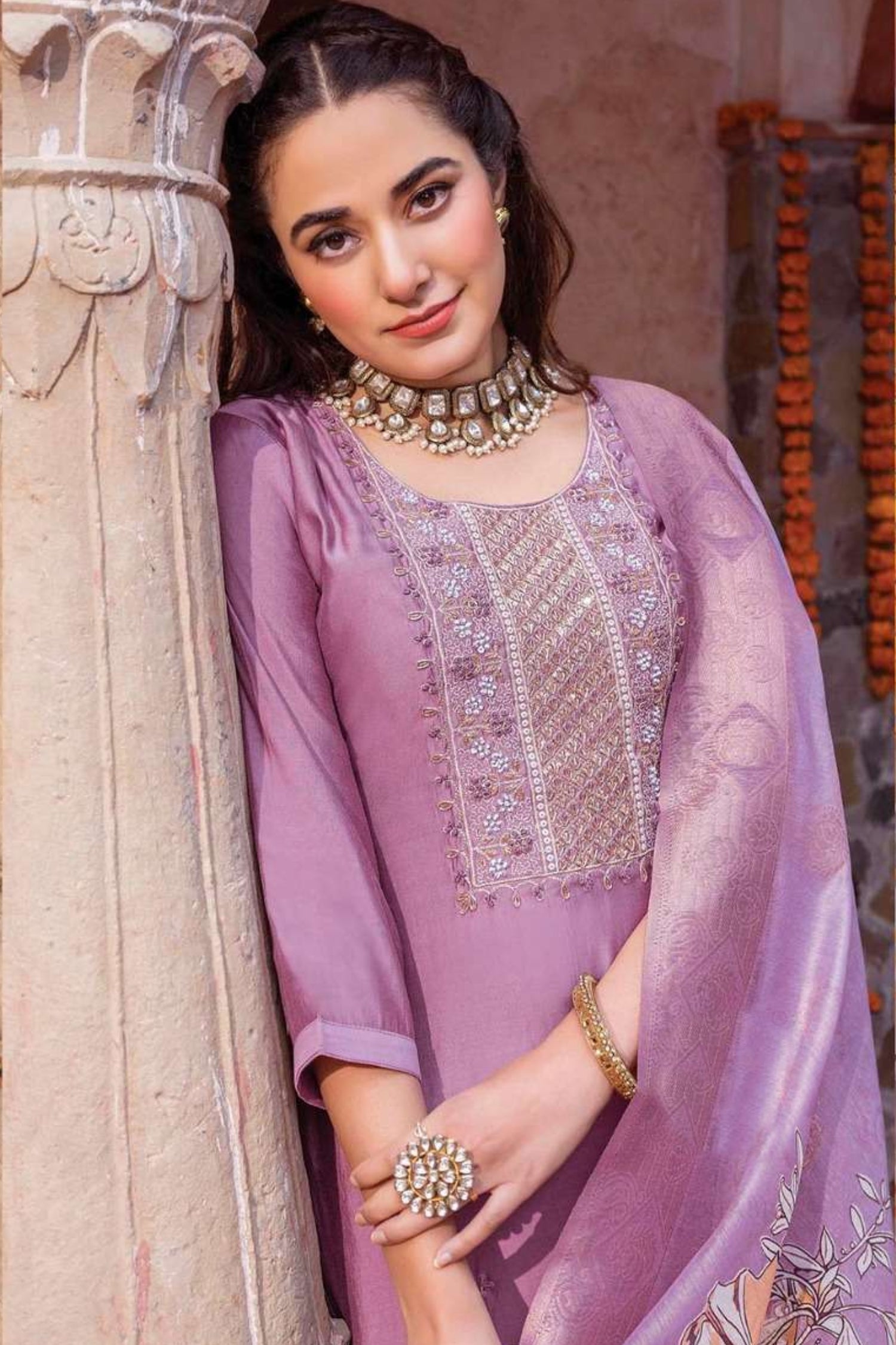 Anju Fabrics Presents New Catalogue – Pink Sangeet