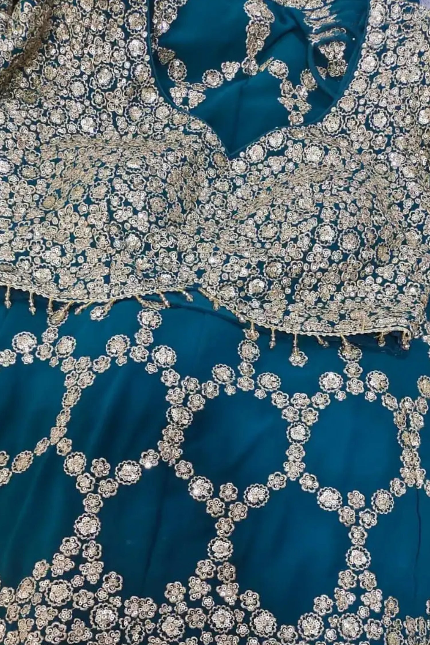 BONNYS NX Fancy Blue Wedding Wear Lehenga Choli- Grant Look