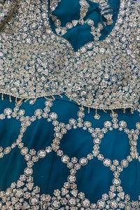 BONNYS NX Fancy Blue Wedding Wear Lehenga Choli- Grant Look
