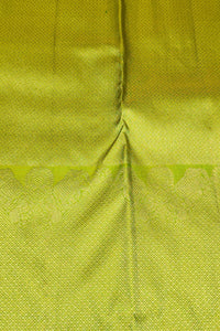 Vibrant Apple Green Kanchipuram Silk Saree