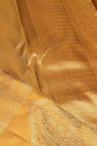 Radiant Persian Orange Kanchipuram Silk Saree