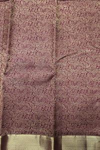 Brown Kanchipuram Silk Saree – Earthy & Classic