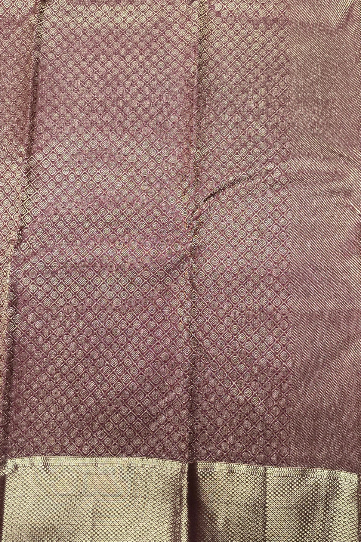 Brown Kanchipuram Silk Saree – Earthy & Classic