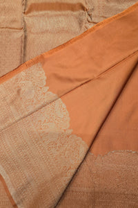 Saddle Brown Kanchipuram Silk Saree – Rich & Classic