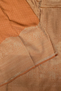 Saddle Brown Kanchipuram Silk Saree – Rich & Classic