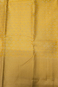 Yellow Kanchipuram Silk Saree – Bright & Festive