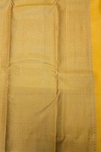 Yellow Kanchipuram Silk Saree – Bright & Festive