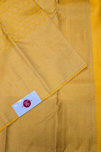 Yellow Kanchipuram Silk Saree – Bright & Festive