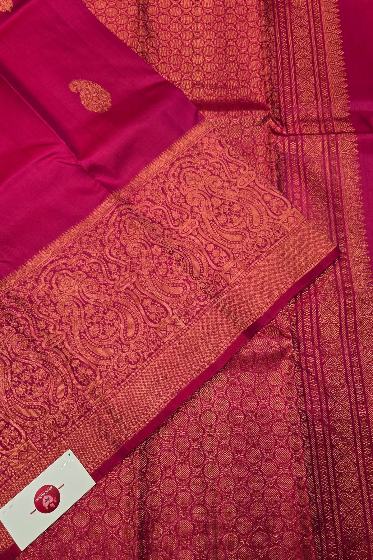 Majestic Maroon Kanchipuram Silk Saree