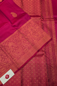 Majestic Maroon Kanchipuram Silk Saree