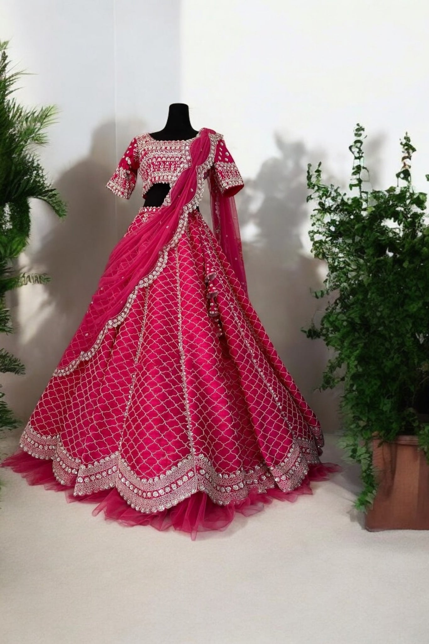 Pink Bridal Lehenga