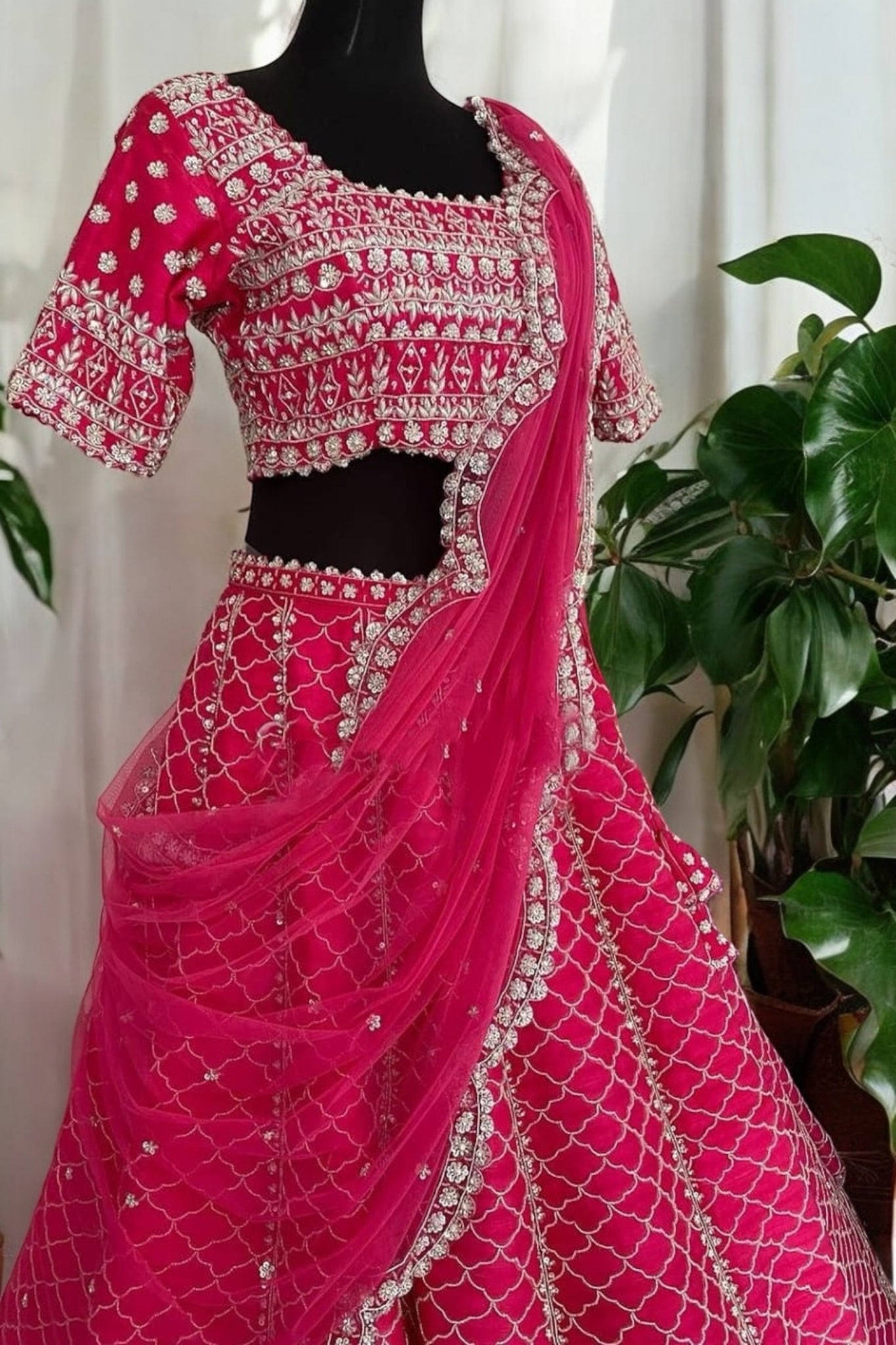Pink Bridal Lehenga