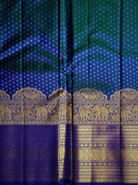 Elegant Blue Silk Saree – Classic Charm and Grace