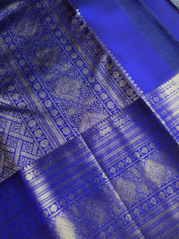 Elegant Blue Silk Saree – Classic Charm and Grace