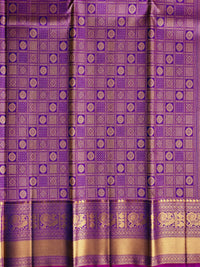 Egyptian Blue Silk Saree – A Touch of Regal Sophistication