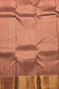 Brown fabric with a gold border