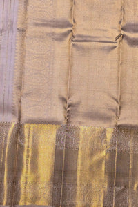 Elegant Lavender Kanchipuram Saree with Soft Pink