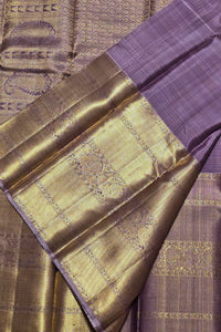 Sophisticated Taupe Grey Saree with Subtle Elegance