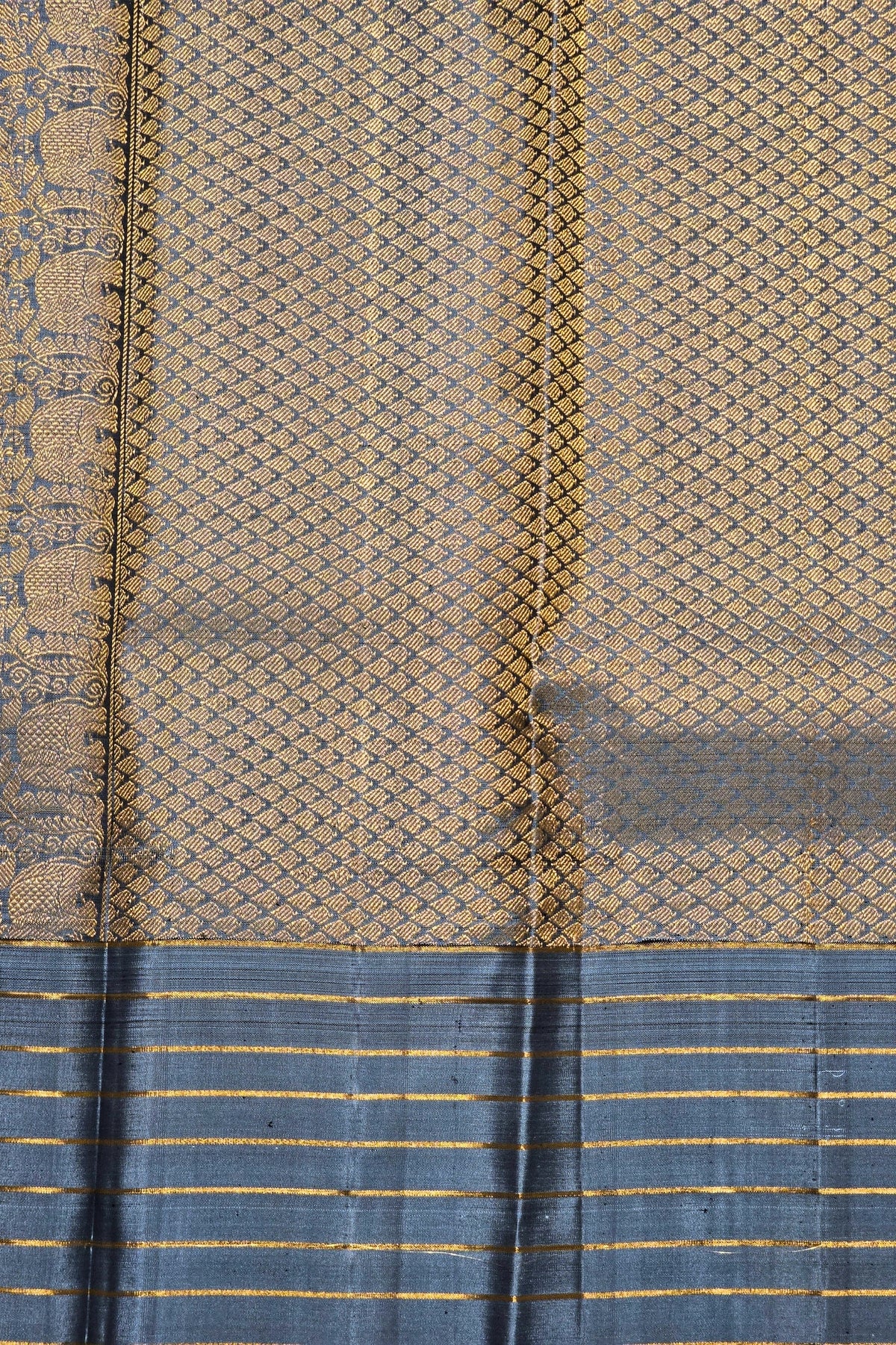 Stunning Deep Carmine Kanchipuram  Saree with Rich Elegance