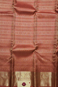 Patterned fabric with a visible brand label in the corner