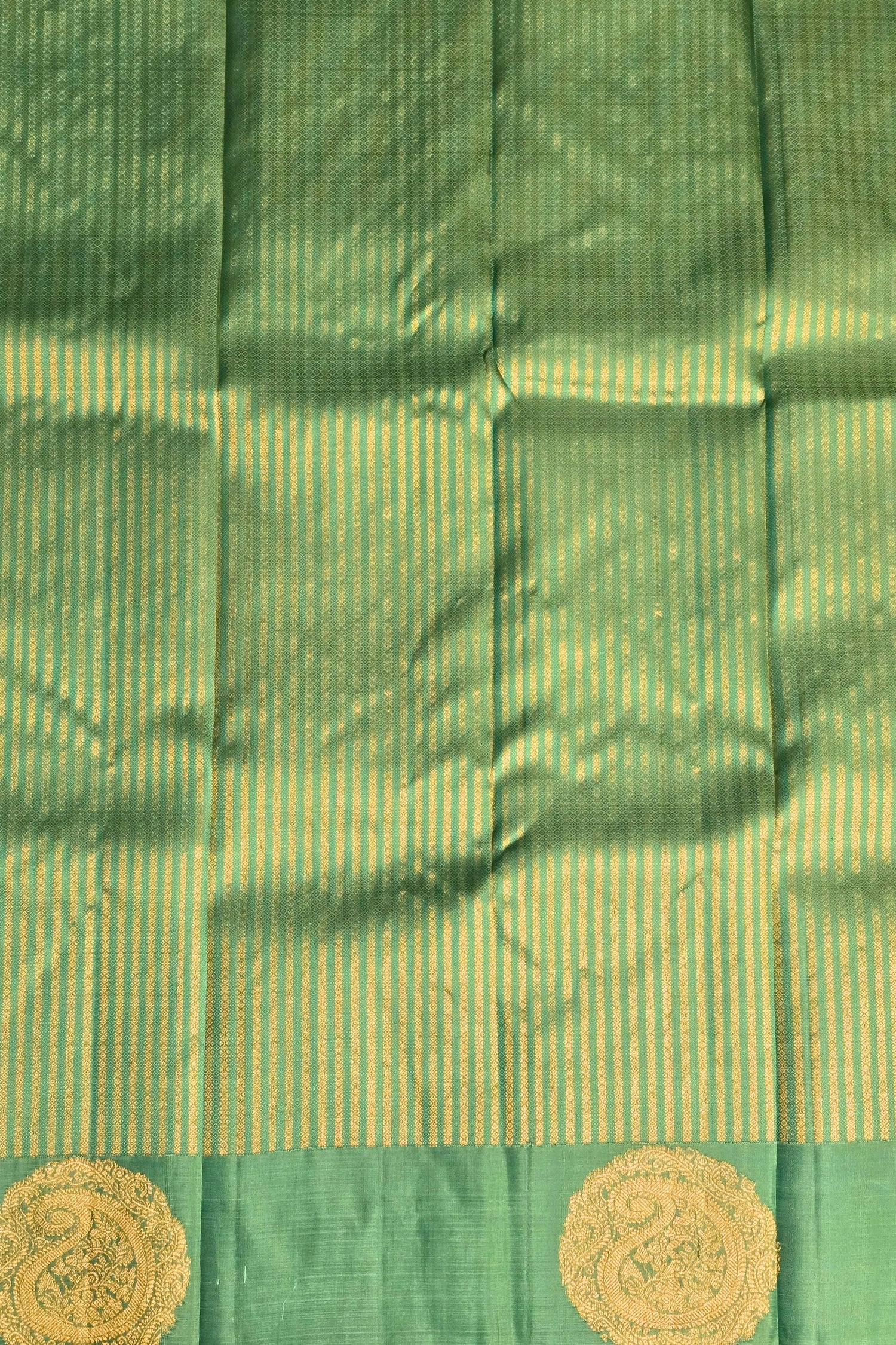 Emerald Green Kanchipuram Silk Saree