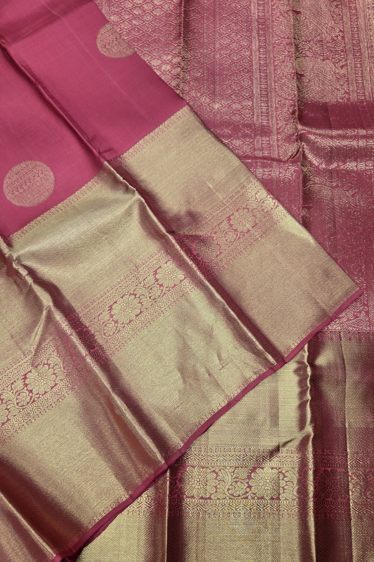 Regal Maroon Kanchipuram Silk Saree