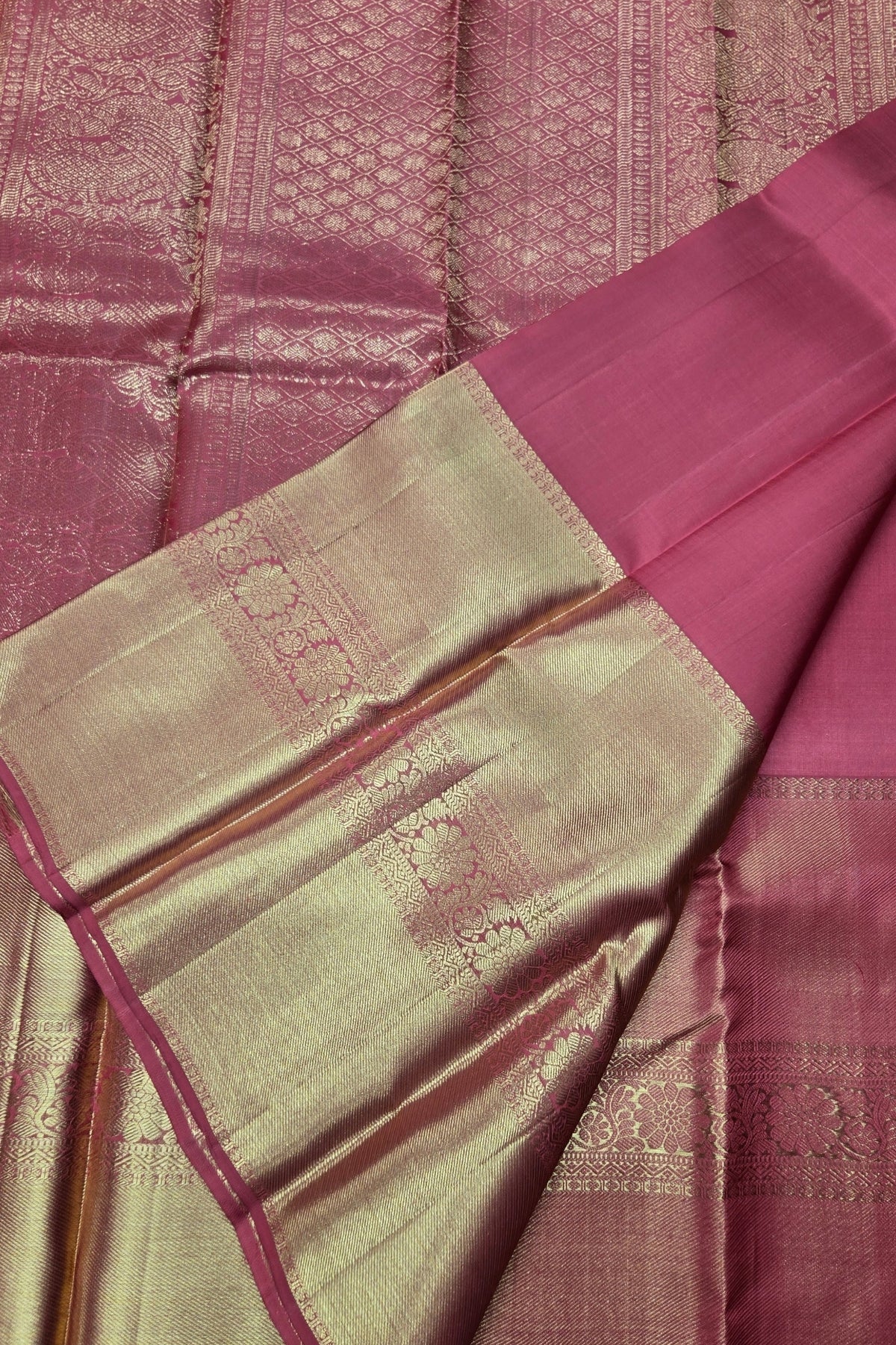 Regal Maroon Kanchipuram Silk Saree