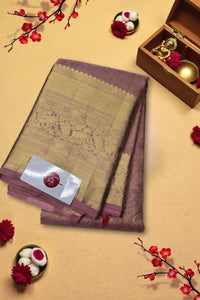 Folded fabric with decorative elements on a beige background