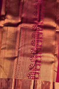 Royal Radiance – Blue and Pink Kanchipuram Silk Saree