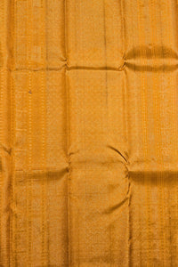 Close-up of textured orange fabric with visible folds