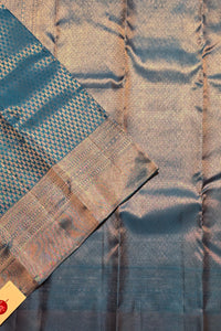 Close-up of a fabric with a textured pattern on a plain background