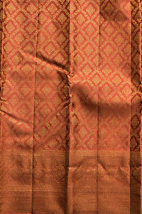 Close-up of patterned fabric with a focus on texture and color.