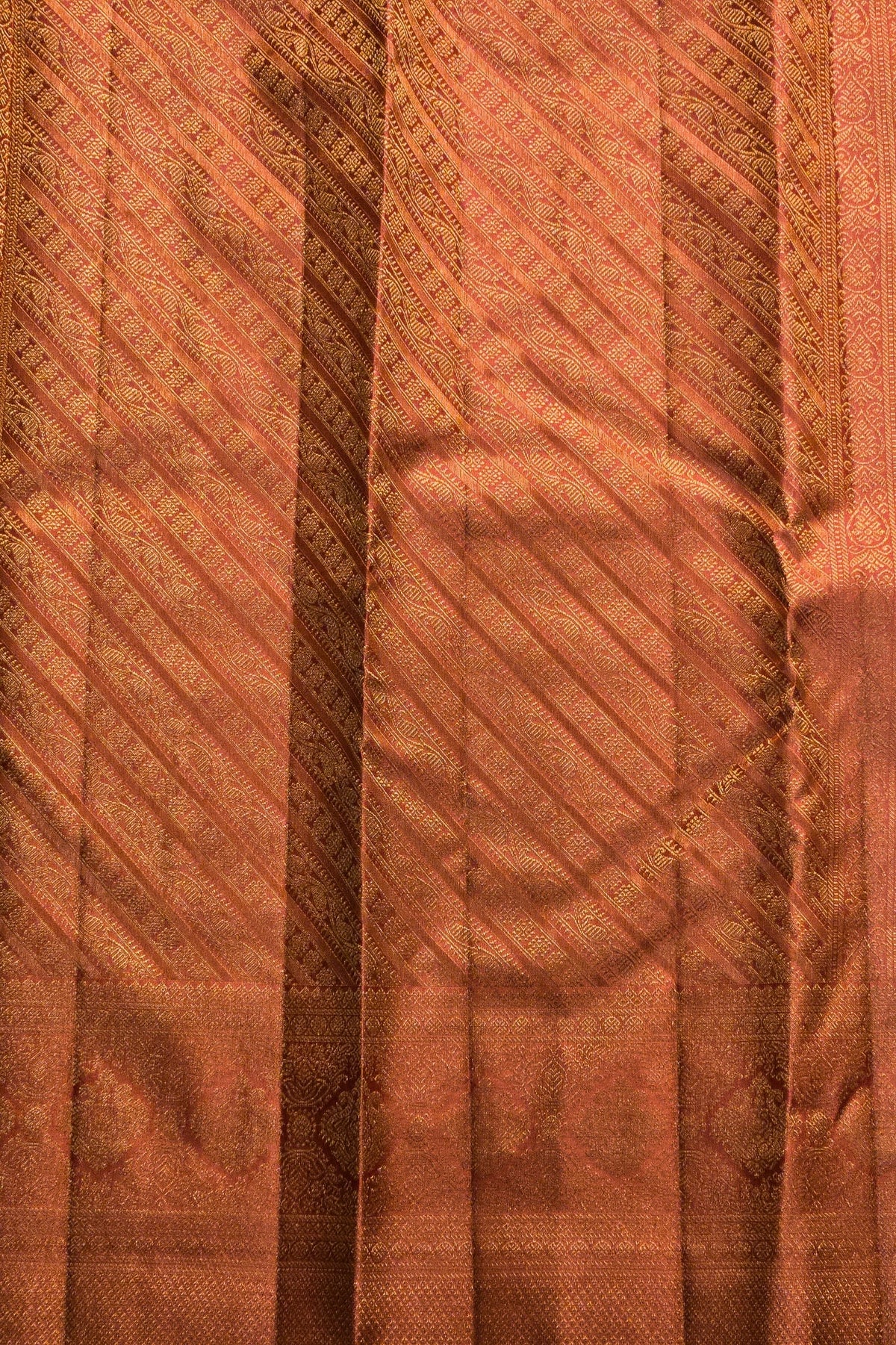 Close-up of a brown fabric with a textured pattern