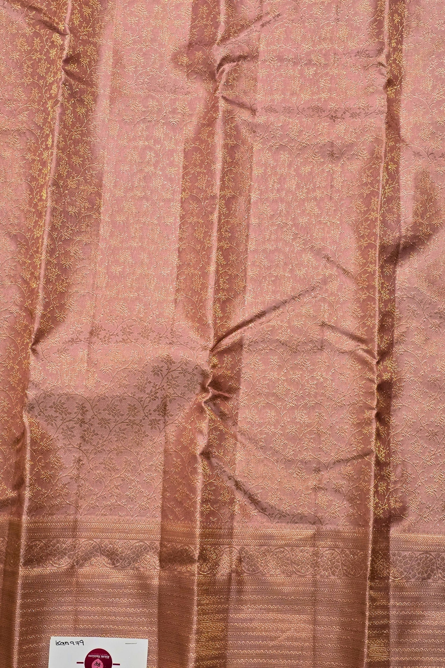 Close-up of brown fabric with visible texture