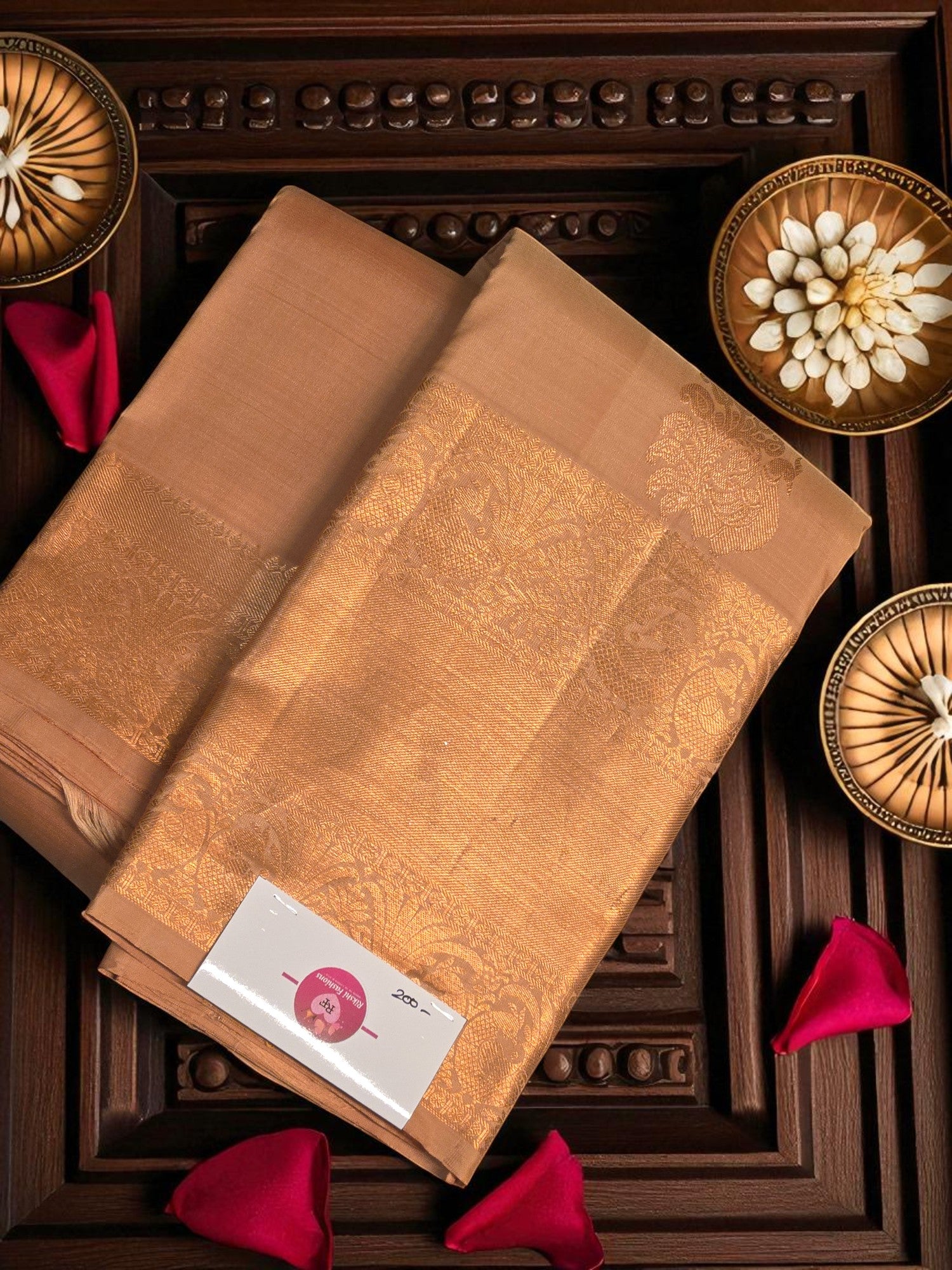 Golden Radiance Kanchipuram Silk Saree