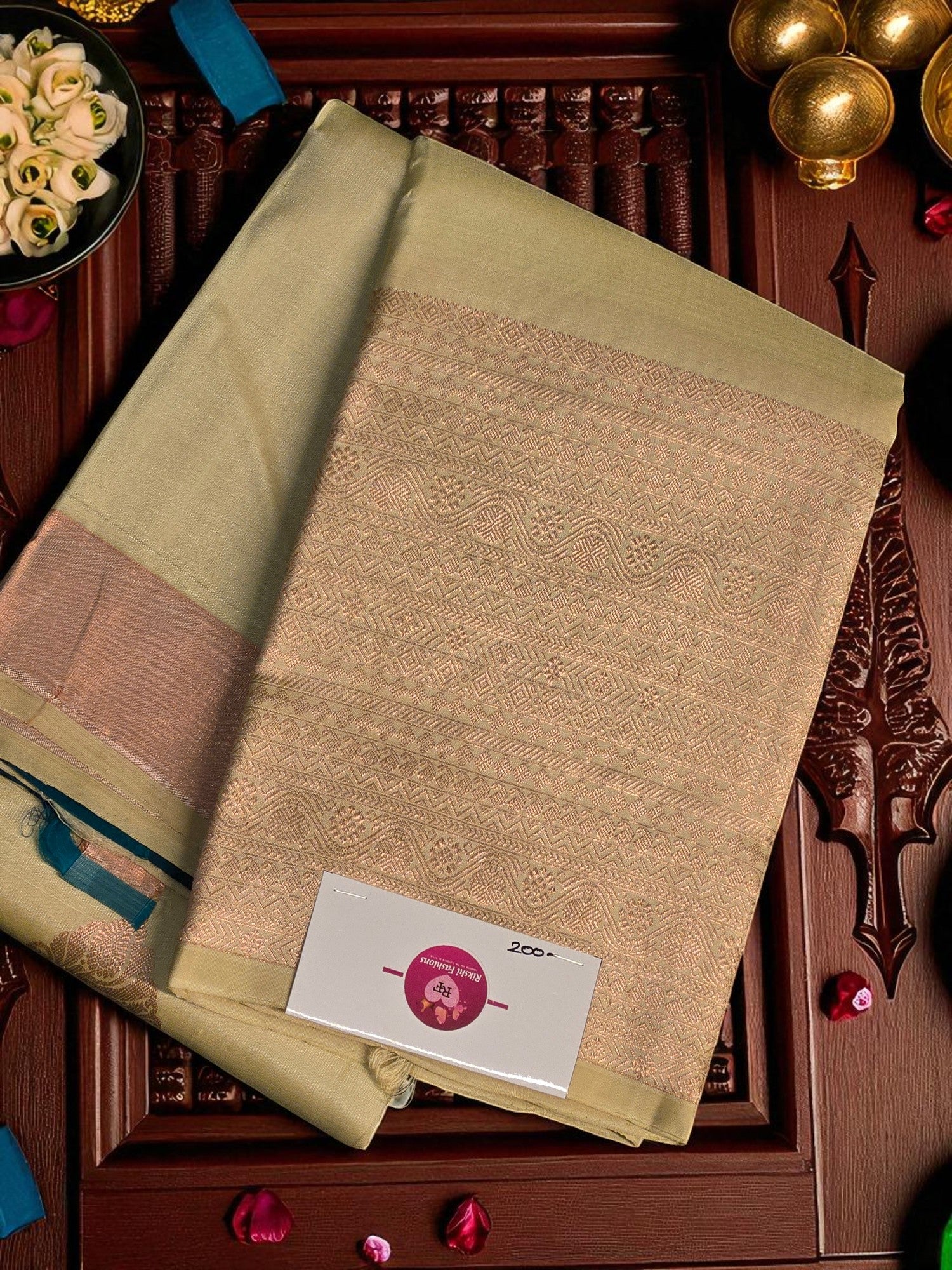 Sunlit Charm Kanchipuram Silk Saree