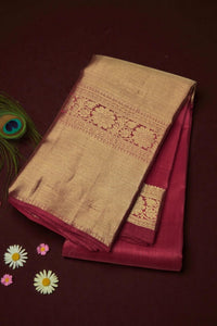 Regal Maroon Kanchipuram Silk Saree