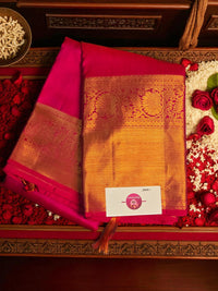 Crimson Majesty – Red Kanchipuram Silk Saree