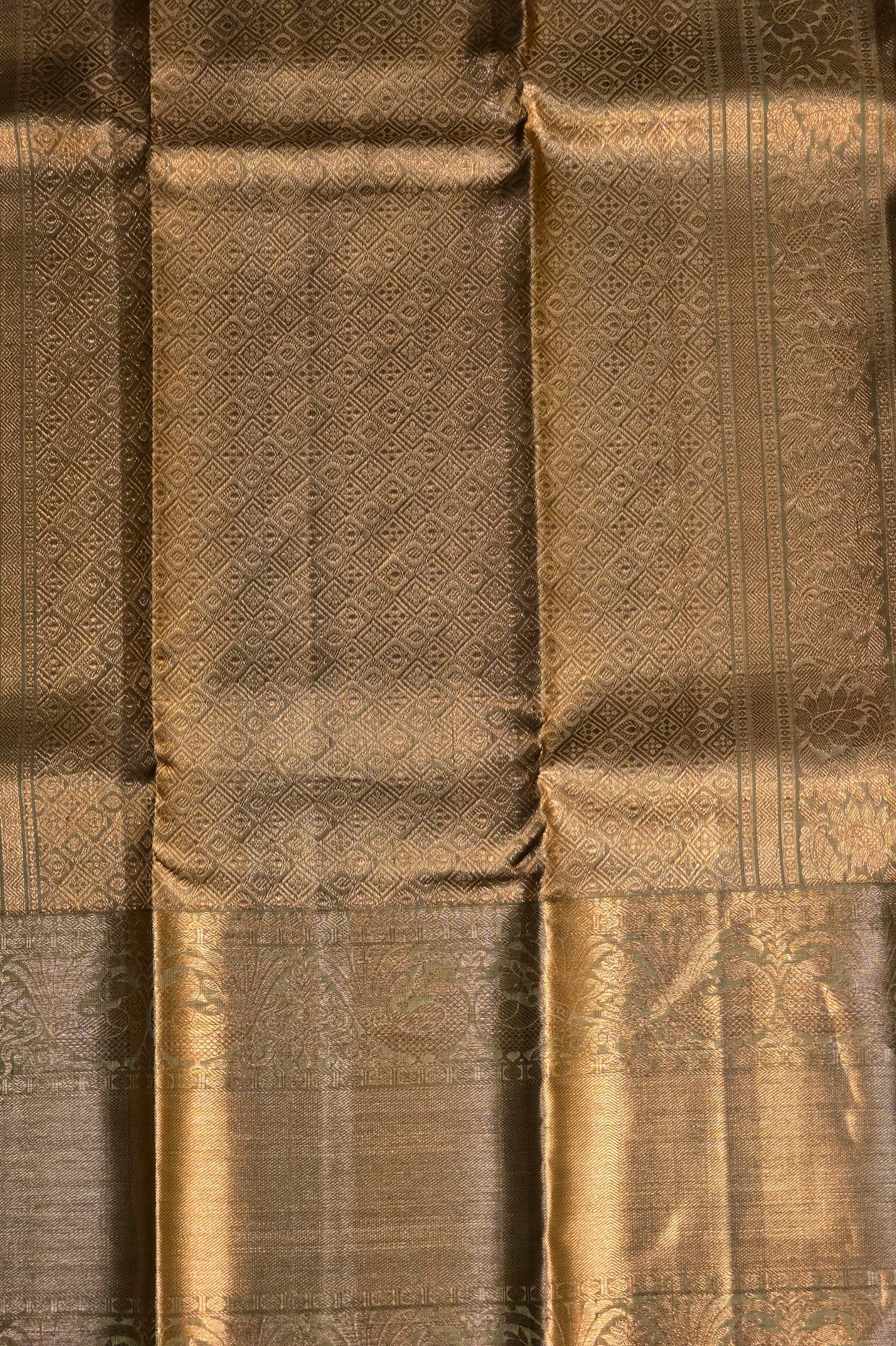 Golden Glory – Pure Gold Kanchipuram Silk Saree