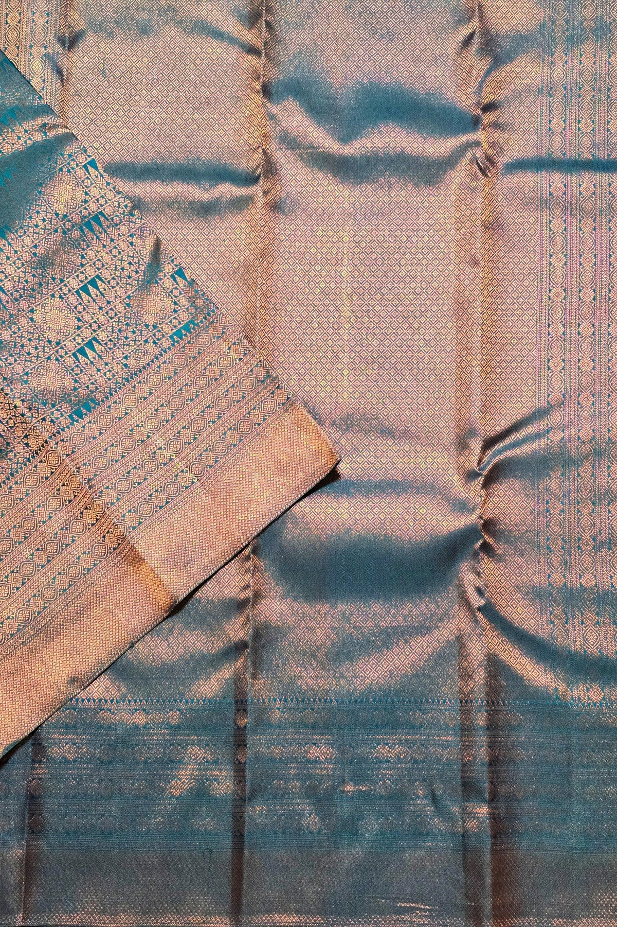 Close-up of a textured fabric with intricate patterns