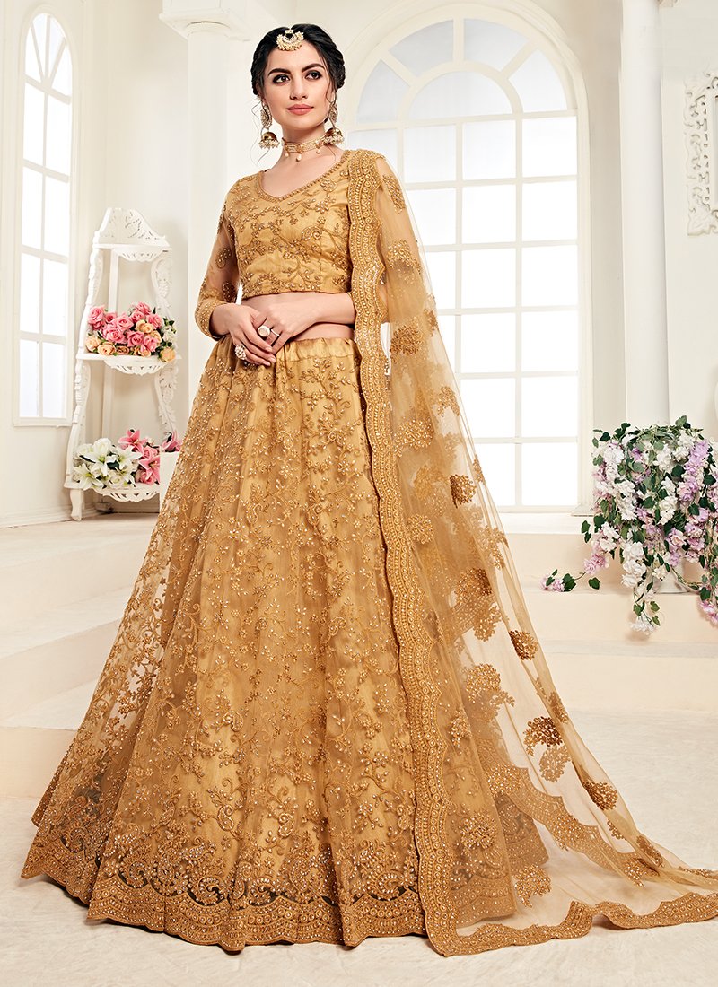 Buy Premium Fully Thread Yellow Lehenga Choli Dupatta Set, Partywear Dress, Yellow  Lehenga Choli, Bridesmaids Dresses, Bridal Lehenga Choli USA Online in  India - Etsy