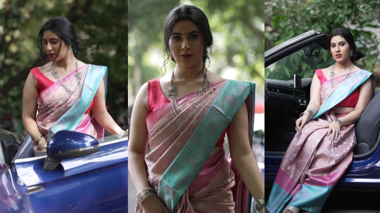 Swiss Style Meets Indian Tradition| Kanchipuram Sarees by Rikshi Fashions